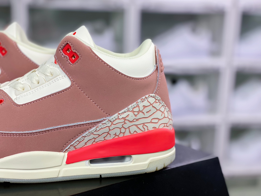 300 Wmns Air Jordan 3 Retro”Rust Pink”迈克尔·乔丹AJ3代中帮篮球鞋CK9246-600