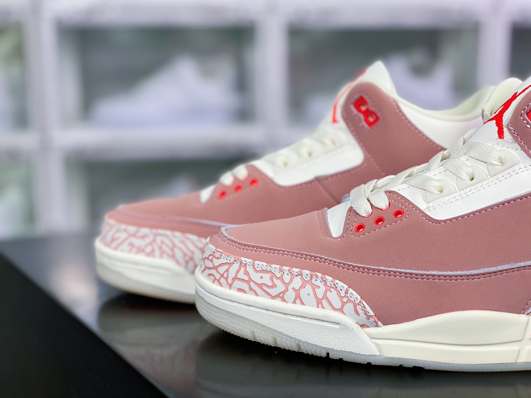 300 Wmns Air Jordan 3 Retro”Rust Pink”迈克尔·乔丹AJ3代中帮篮球鞋CK9246-600