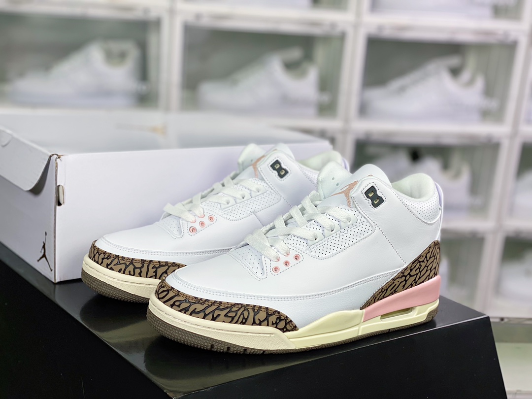 300 Wmns Air Jordan 3 Retro”Atmosphere”迈克尔·乔丹AJ3代中帮CK9246-102