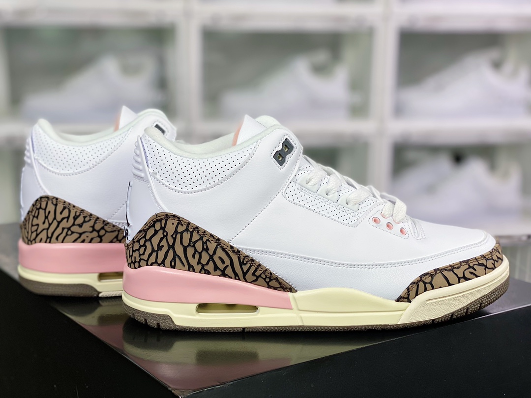 300 Wmns Air Jordan 3 Retro”Atmosphere”迈克尔·乔丹AJ3代中帮CK9246-102