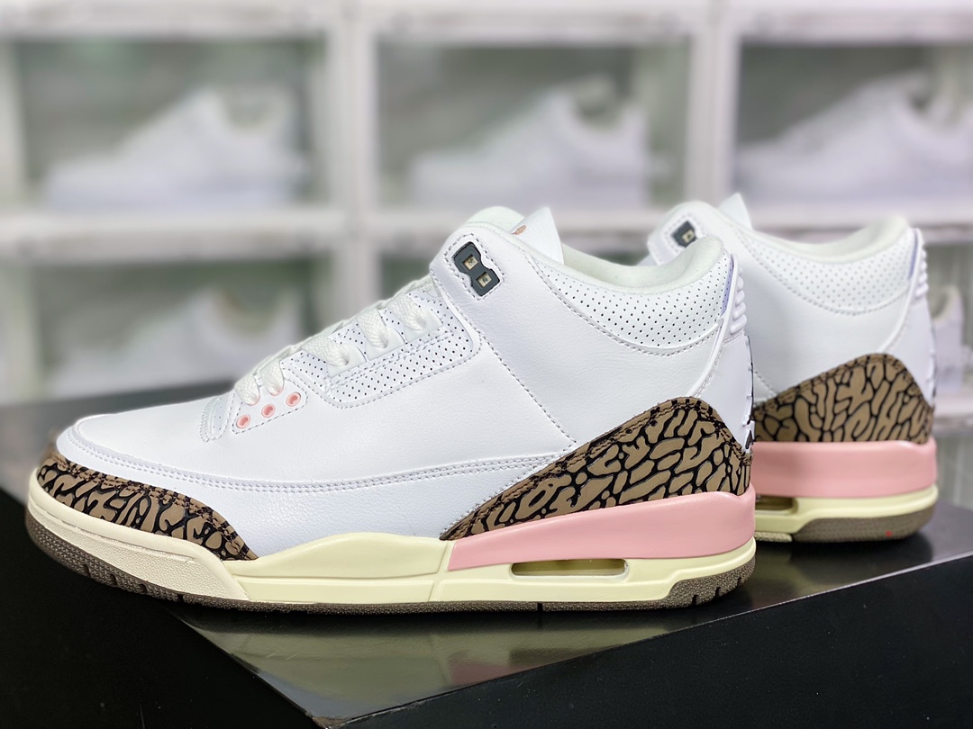 300 Wmns Air Jordan 3 Retro”Atmosphere”迈克尔·乔丹AJ3代中帮CK9246-102