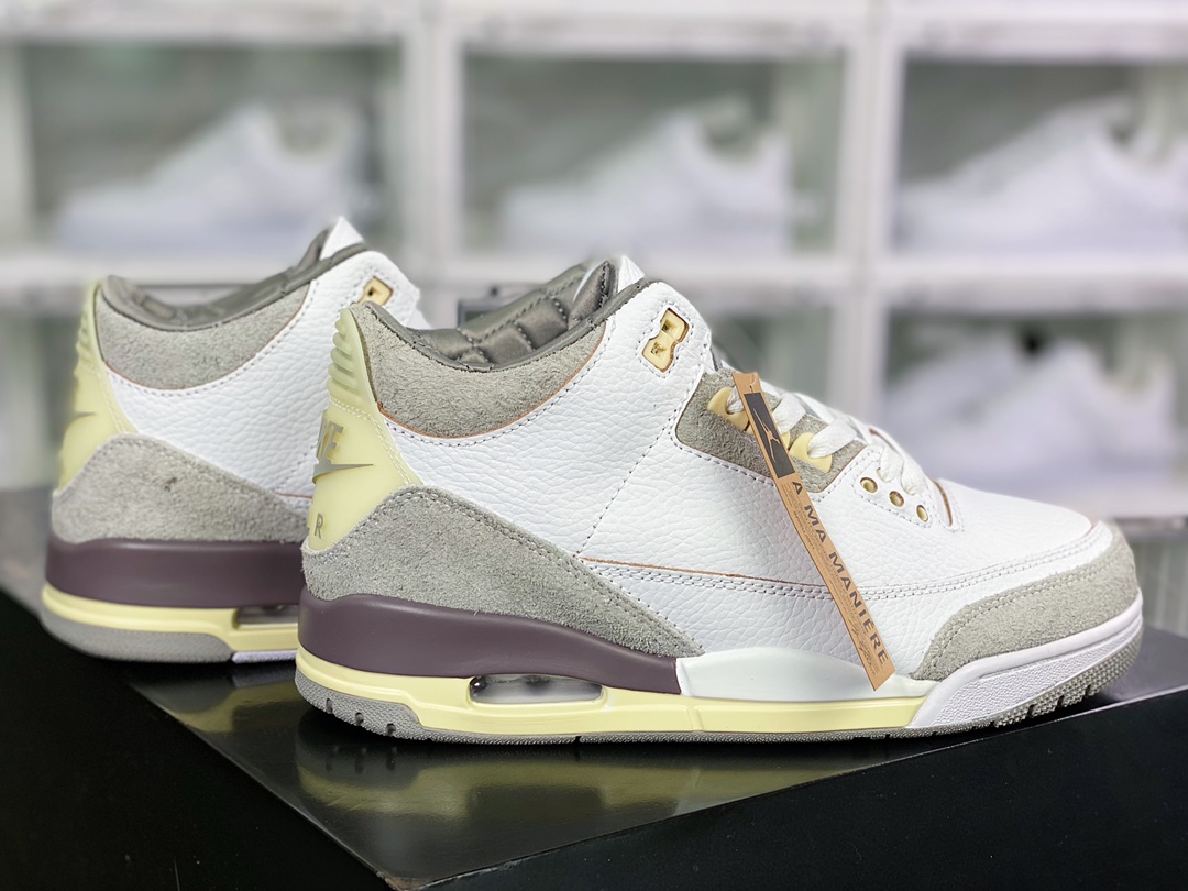 300 A Ma Maniére x Air Jordan 3 Retro SP”Raised By Women”迈克尔·乔丹AJ3代中帮篮球鞋DH3434-110