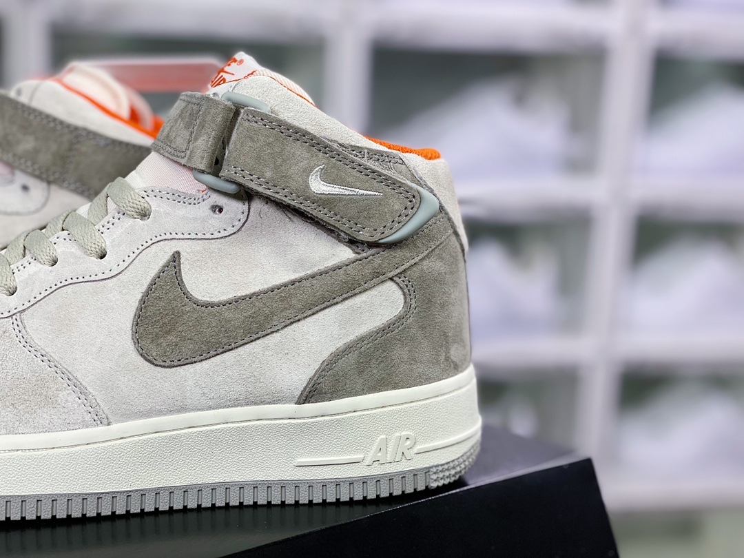 280 Air Force 1′07 Mid Suede”Beige/Grey/Orange”空军一号“麂皮米白灰橘”CQ5059-105