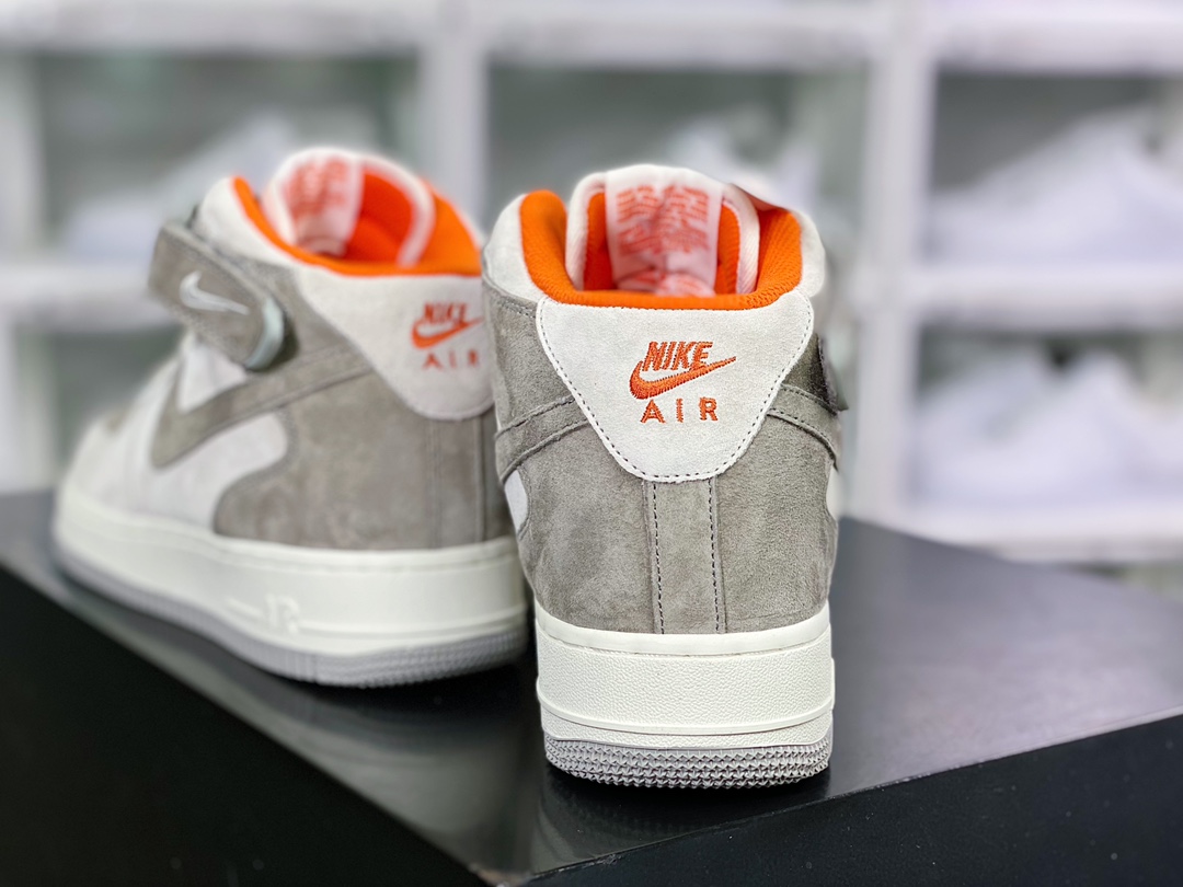 280 Air Force 1′07 Mid Suede”Beige/Grey/Orange”空军一号“麂皮米白灰橘”CQ5059-105
