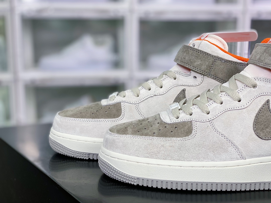 280 Air Force 1′07 Mid Suede”Beige/Grey/Orange”空军一号“麂皮米白灰橘”CQ5059-105