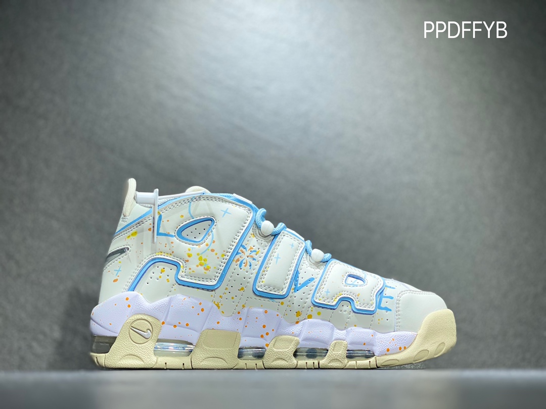 260  Nike Air More Uptempo OG耐克 皮蓬全掌气垫篮球鞋 DZ4516-100