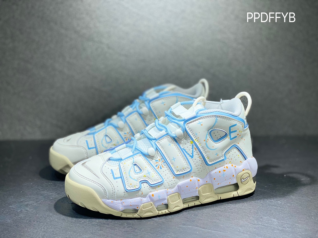 260  Nike Air More Uptempo OG耐克 皮蓬全掌气垫篮球鞋 DZ4516-100