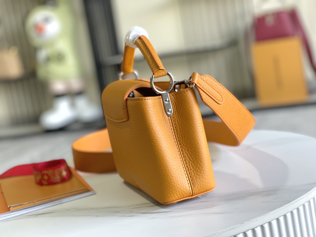 This Capucines Mini handbag showcases the subtle sheen of delicate - Bag 3