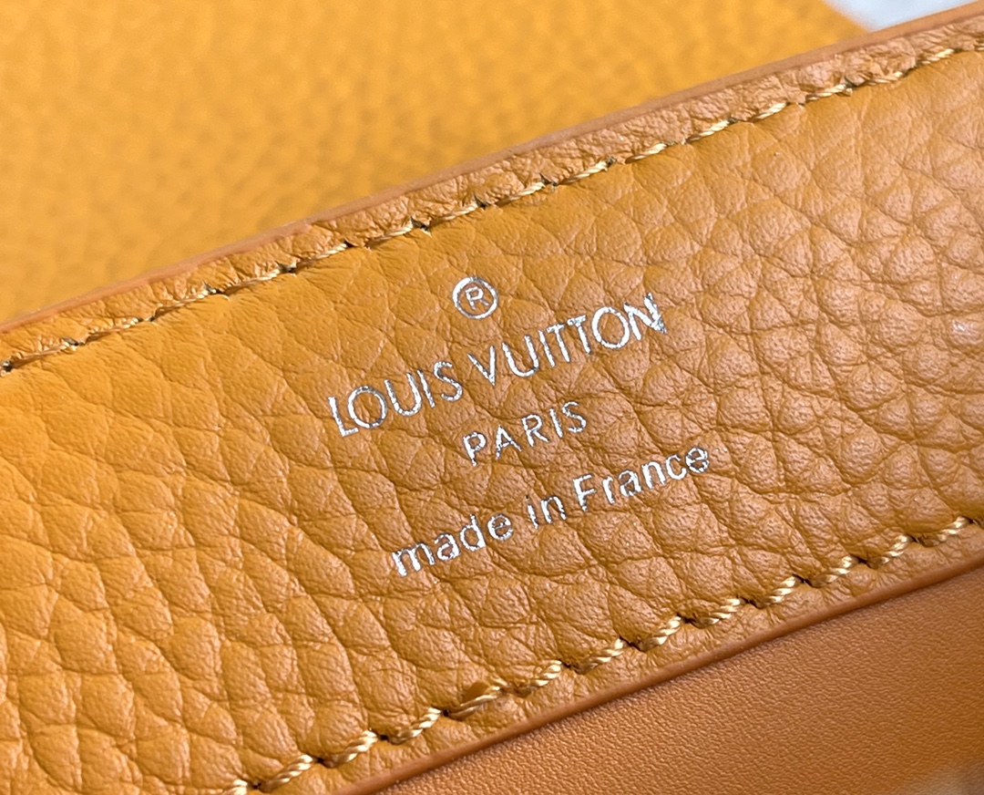 This Capucines Mini handbag showcases the subtle sheen of delicate - Bag 7