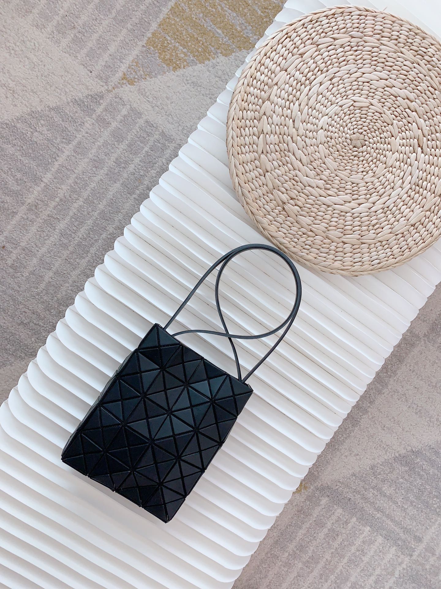 Issey Miyake BAO BAO Box Bag - Matte Black, Adjustable Straps 5 i1669794061 3254 2