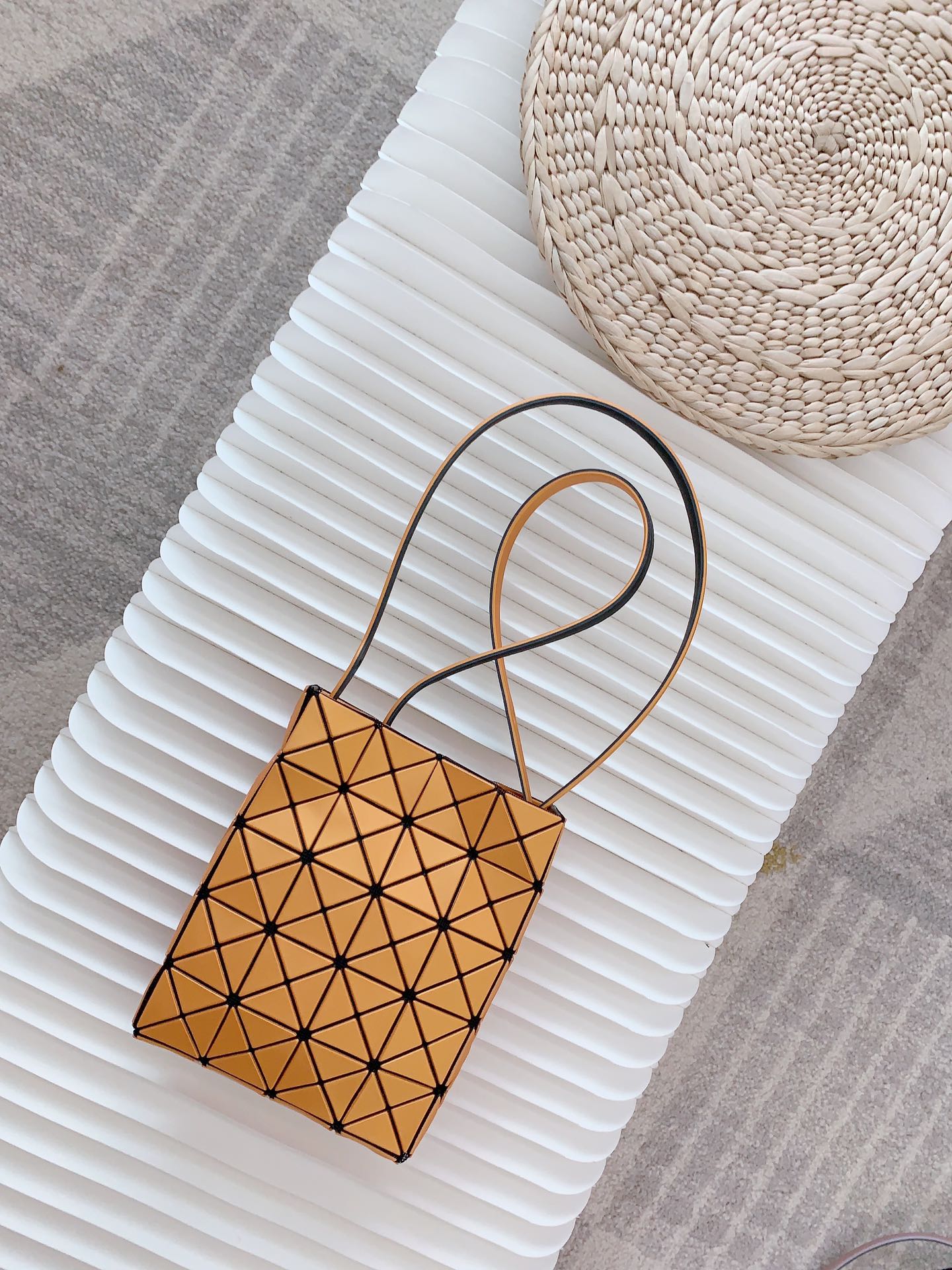Issey Miyake BAO BAO Matte Orange Box Crossbody Bag BB23 9 i1669794758 3628 7