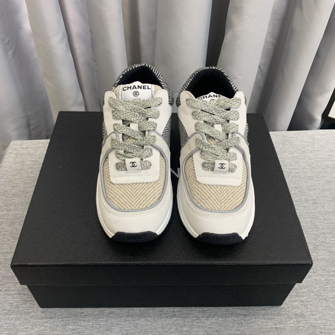 Chanel Zapatos Zapatillas deportivas Universal para hombres y mujeres Mujeres Hombres Chamois Tpu Casual