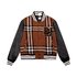 Burberry Clothing Coats & Jackets Black White Embroidery Cowhide Wool