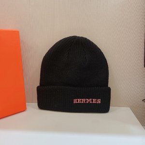 Hermes Hats Knitted Hat Wholesale 2023 Replica Embroidery Unisex Women Knitting Fall/Winter Collection Casual