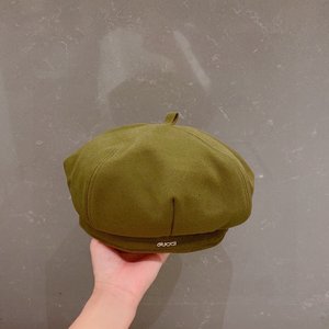 Gucci Wholesale Hats Berets Beige Black Green White Cotton Fall/Winter Collection