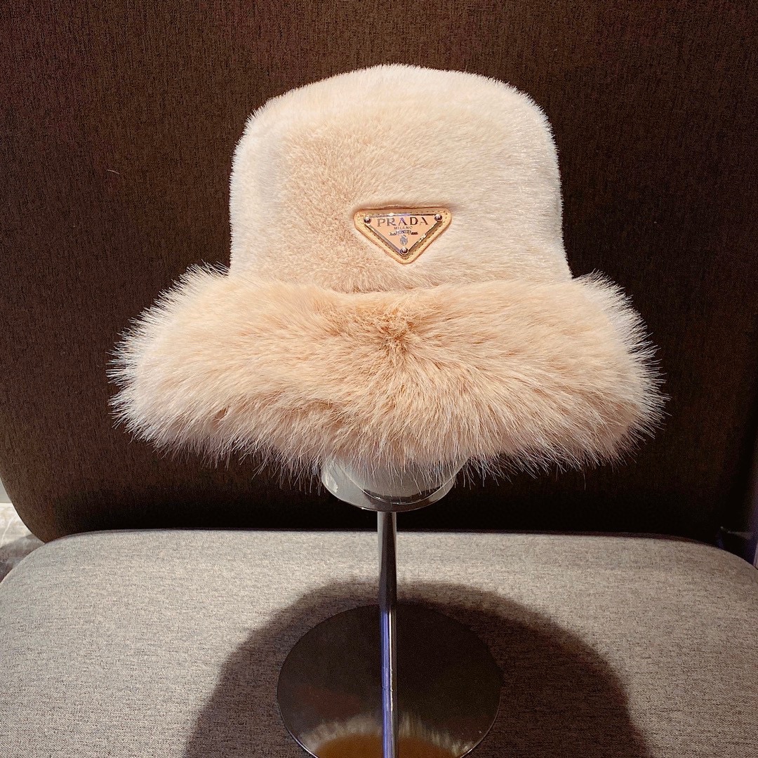 Prada Hats Bucket Hat Black Fall/Winter Collection