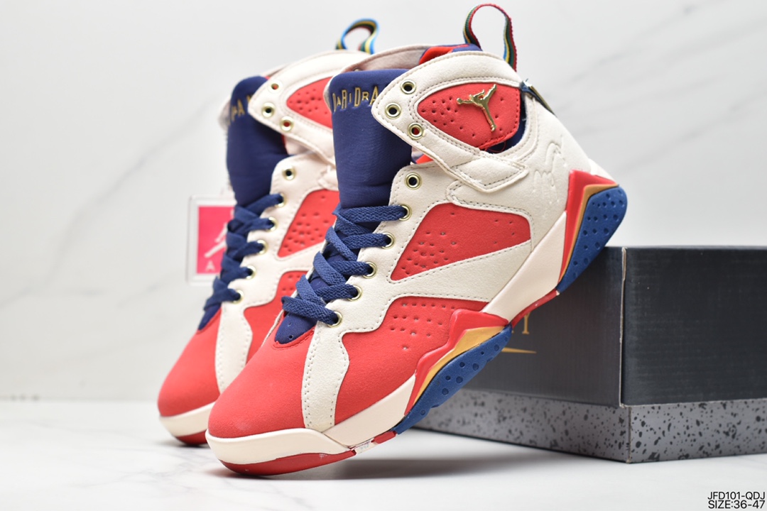 170 Trophy Room x Air Jordan 7 高帮 联名浅棕红 DM1195-474