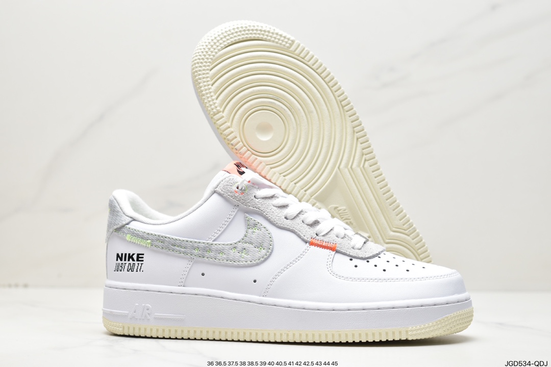 180 Nike Air Force 1 Low 灰勾绿FB1853-111