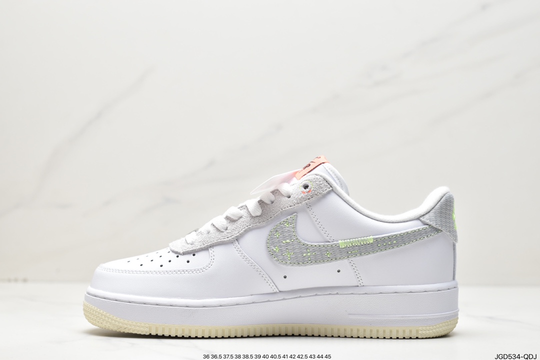 180 Nike Air Force 1 Low 灰勾绿FB1853-111