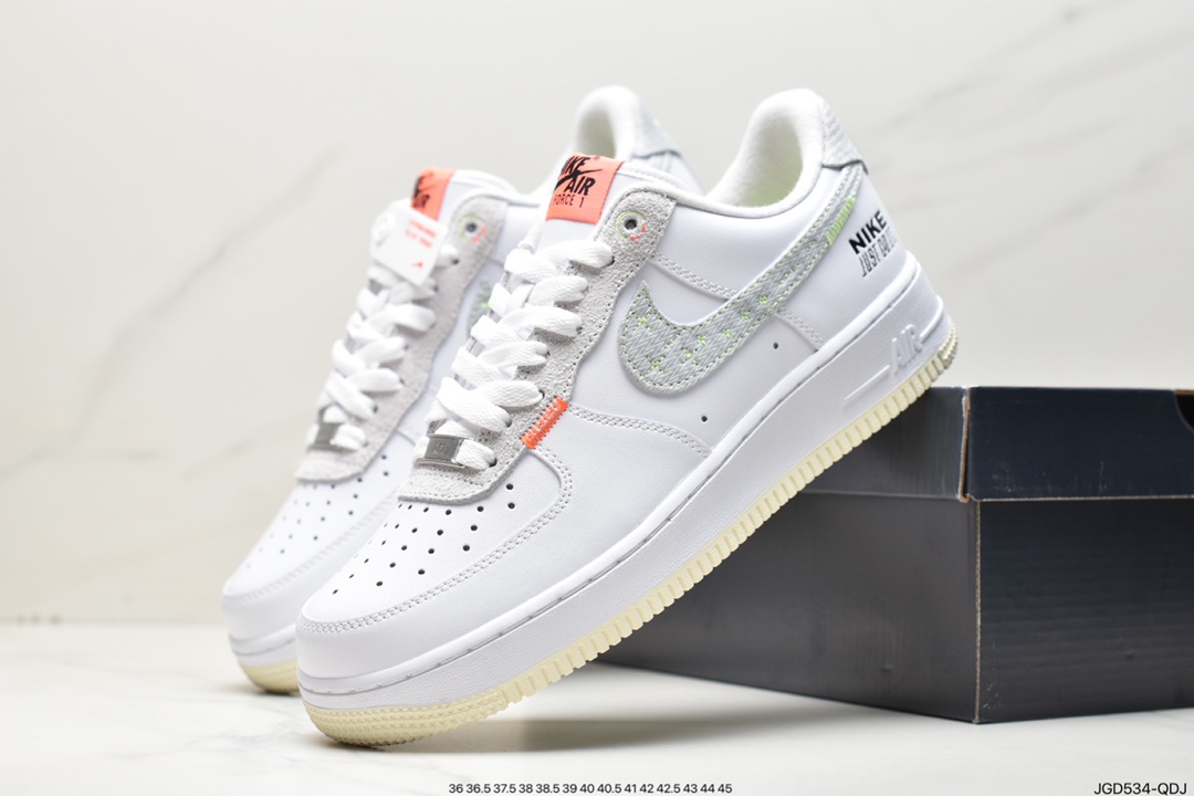 180 Nike Air Force 1 Low 灰勾绿FB1853-111