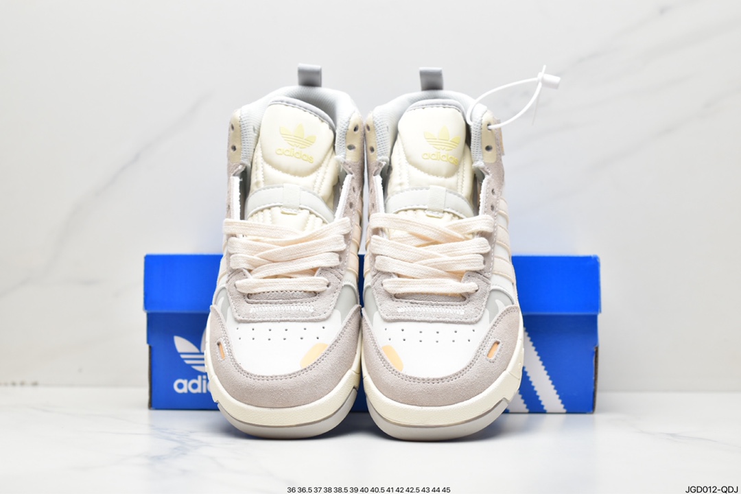 180 adidas Originals Post UP中邦"白绿黄" 这款adidas经典款GV9329