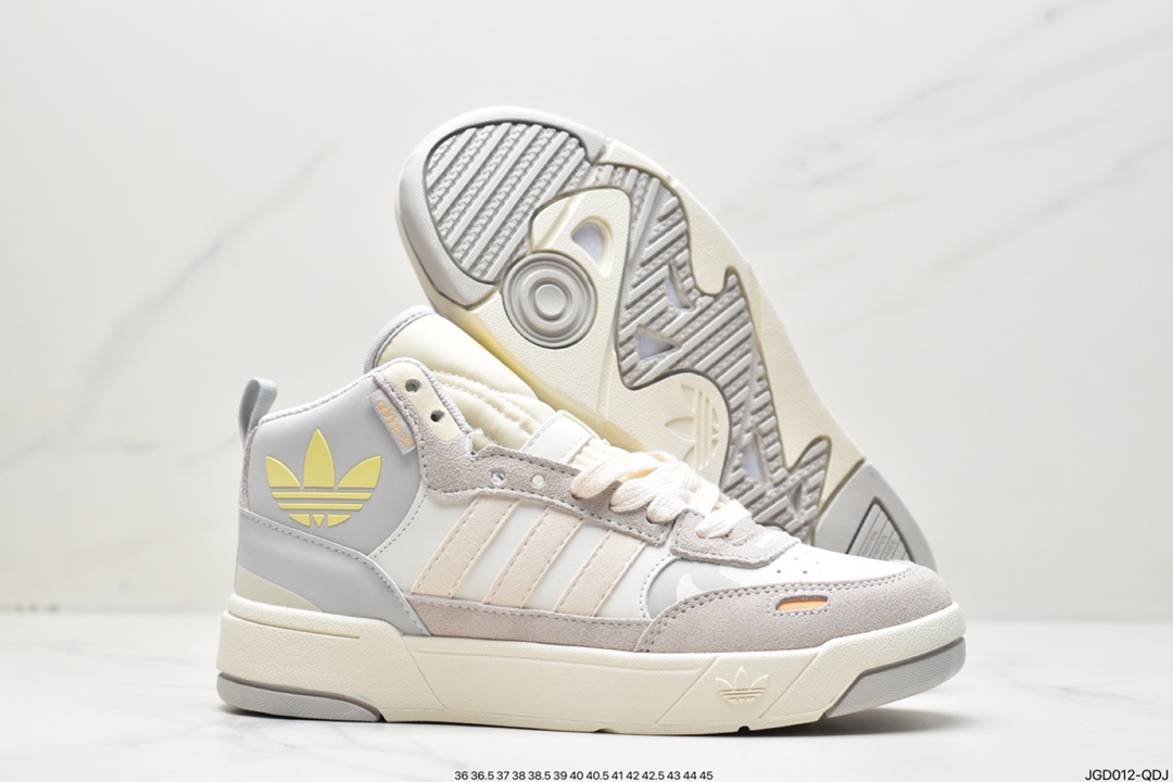 180 adidas Originals Post UP中邦"白绿黄" 这款adidas经典款GV9329