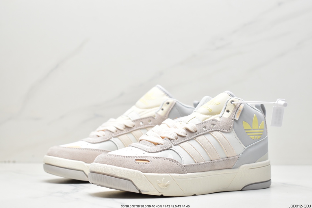 180 adidas Originals Post UP中邦"白绿黄" 这款adidas经典款GV9329