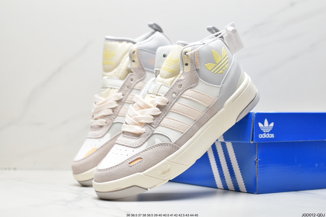 180 adidas Originals Post UP中邦"白绿黄" 这款adidas经典款GV9329