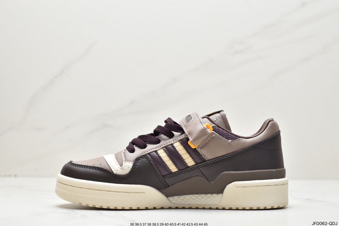 Adidas Clover Originals Forum 84 Low Roman Series Velcro Low Help HQ6937