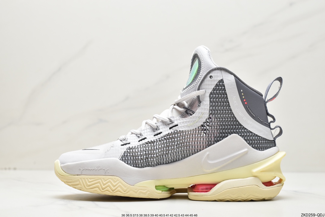 270 NK Air zoom GT Jump EP 实战篮球鞋 灰白 DC9039-002