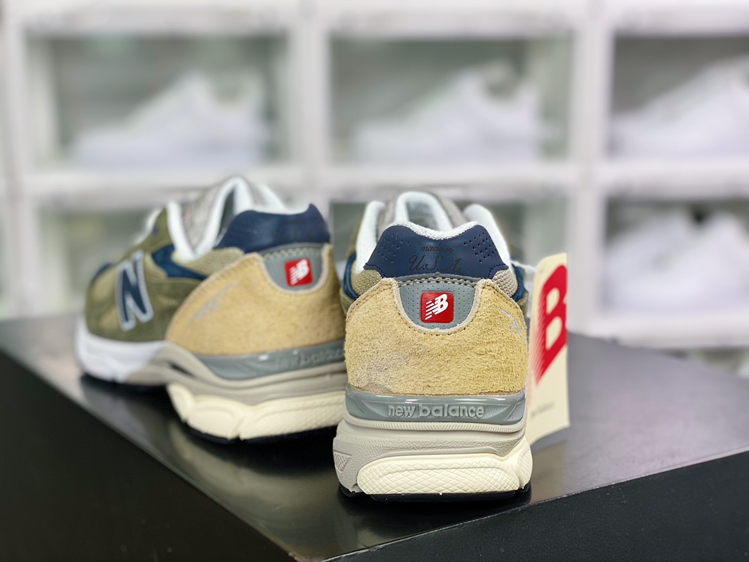 NB Made in USA M990V3 Three-generation series low-top American-made blood classic retro leisure sports M990TO3