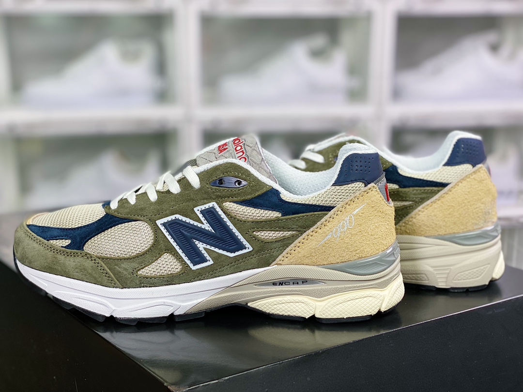 NB Made in USA M990V3 Three-generation series low-top American-made blood classic retro leisure sports M990TO3