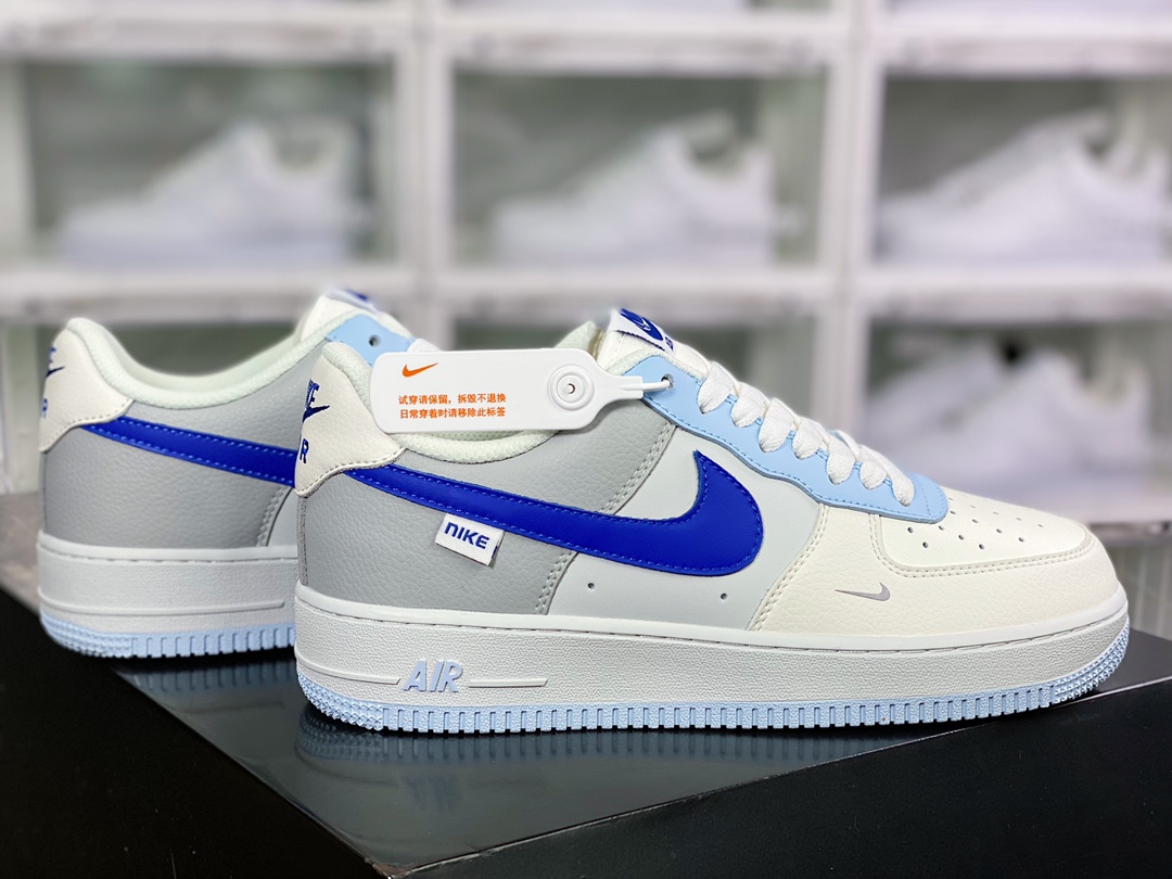 240 Air Force 1'07 Low”lvory Hyper Royal”空军一号经典低帮“皮革米白蓝”FB1844-222