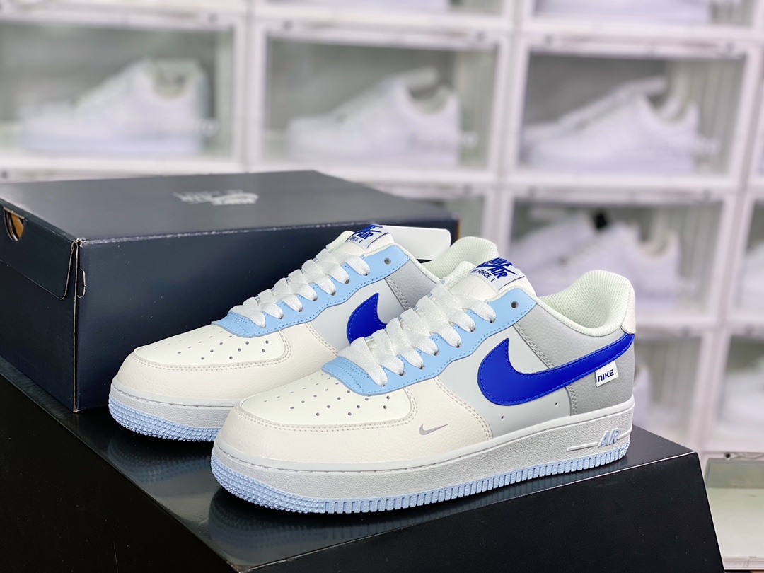 240 Air Force 1'07 Low”lvory Hyper Royal”空军一号经典低帮“皮革米白蓝”FB1844-222