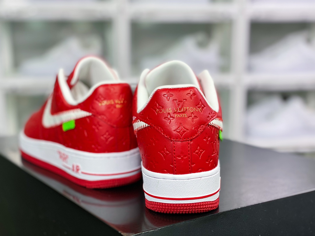 280  Air Force 1'07 LV8 Low”Red/White/Black/LV Monogram”空军一号AEU3BM16M693-1A9VA7