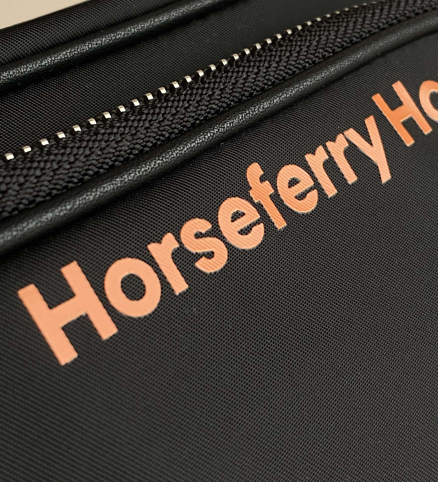 Horseferry Print Pouch in Recycled Nylon and Calf Leather 2 i1669886046 7079 0