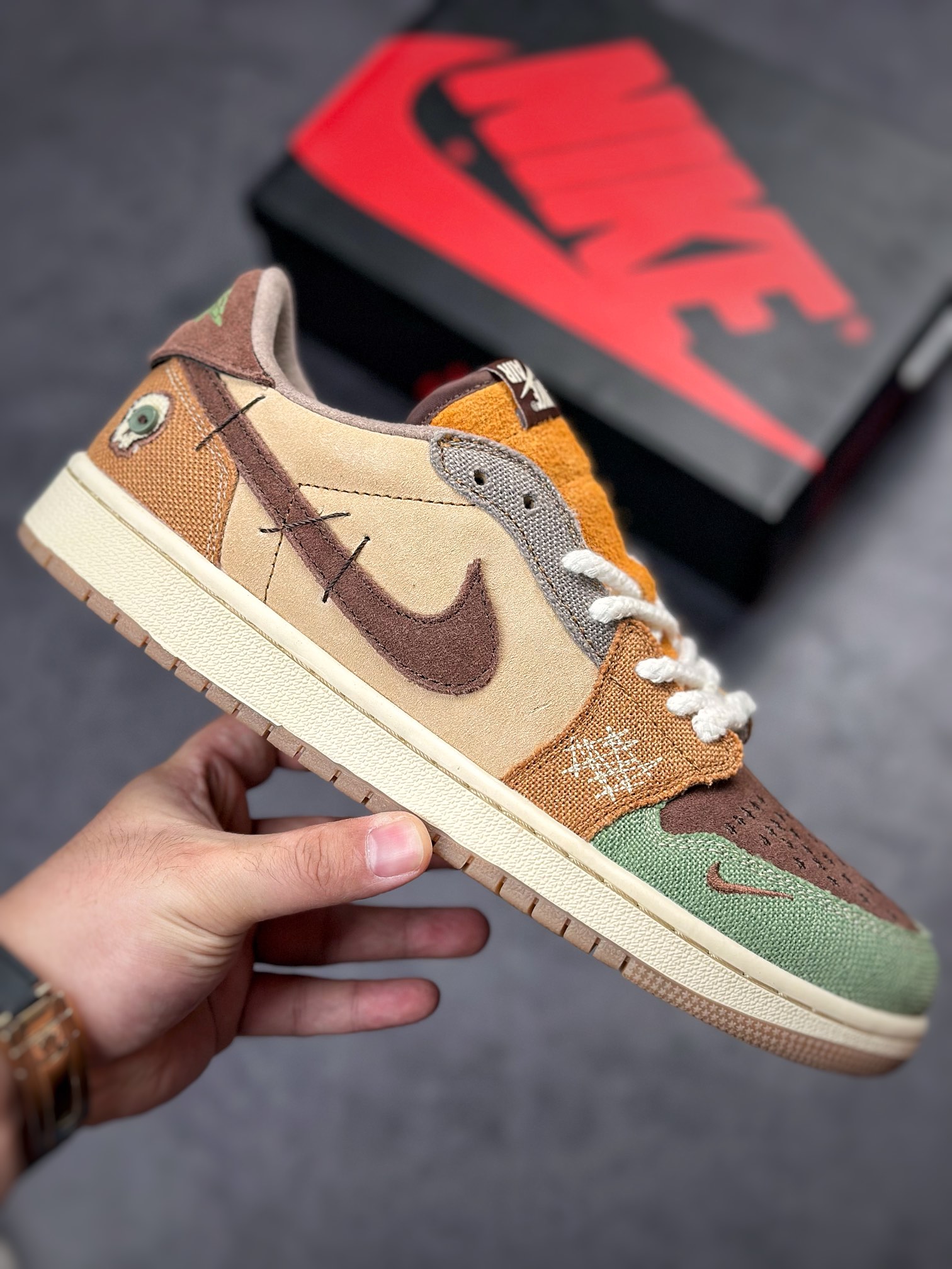 200 Air Jordan 1 Low 巫毒娃娃脚趾 AJ1乔1低帮休闲板鞋 DZ7292-200