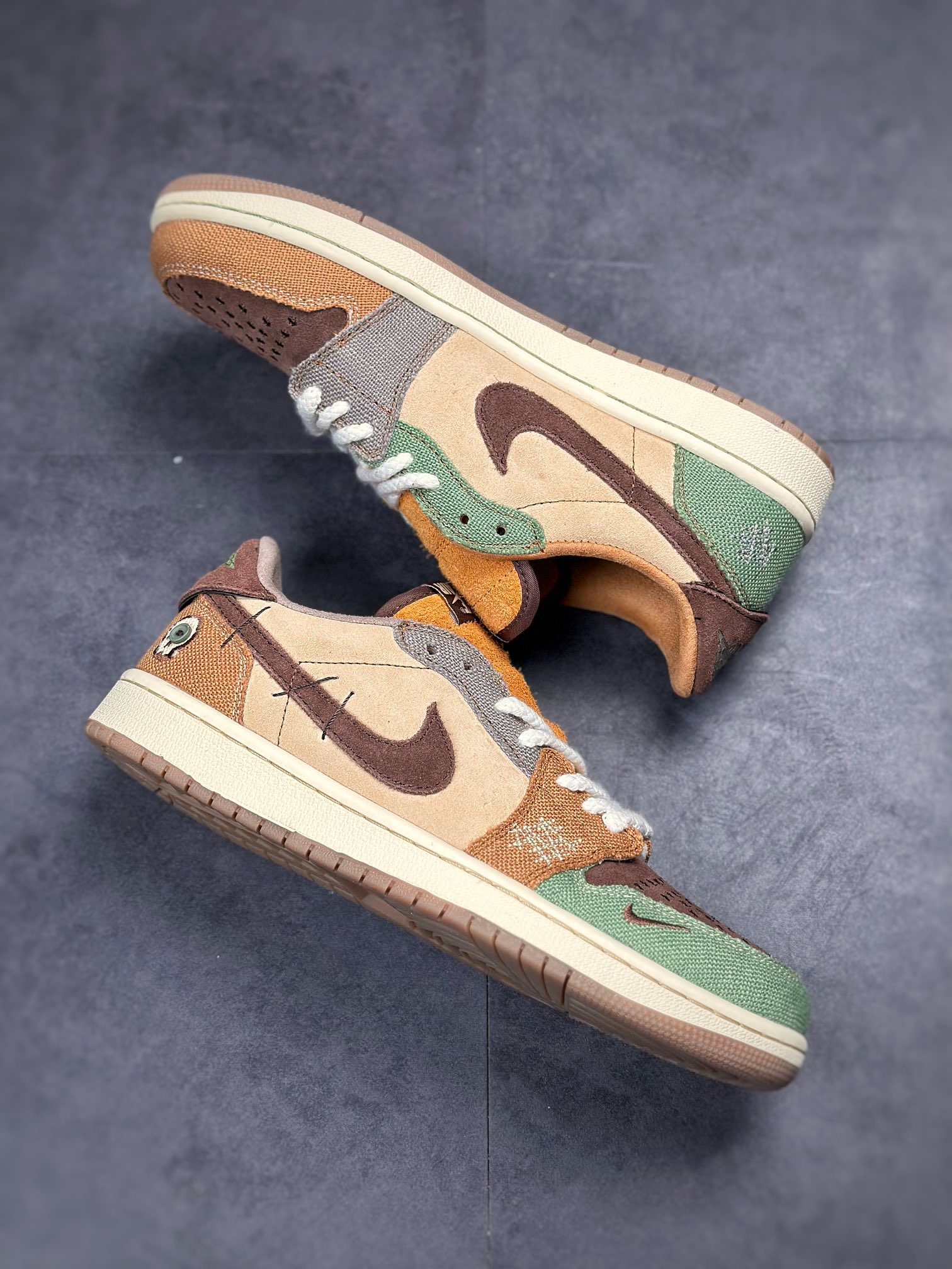 200 Air Jordan 1 Low 巫毒娃娃脚趾 AJ1乔1低帮休闲板鞋 DZ7292-200