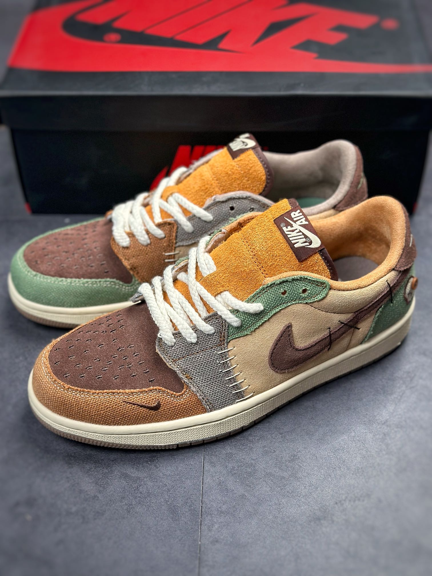 200 Air Jordan 1 Low 巫毒娃娃脚趾 AJ1乔1低帮休闲板鞋 DZ7292-200