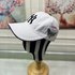 Gucci Hats Baseball Cap Black White Embroidery Canvas Cowhide Fashion