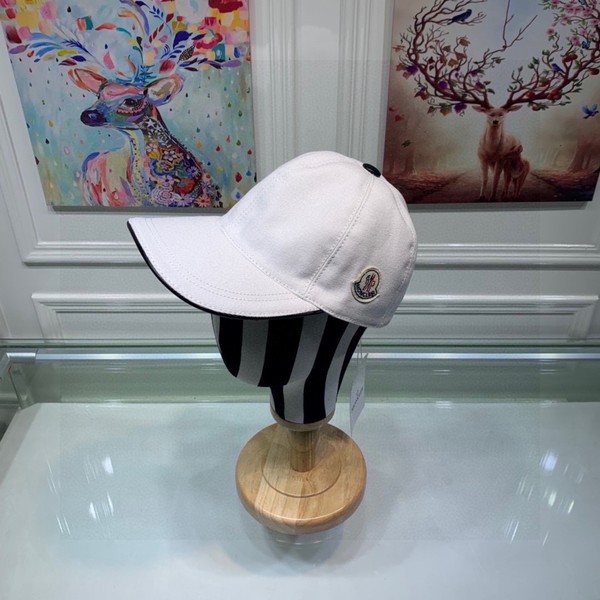 Moncler Hats Baseball Cap Canvas Cotton Cowhide