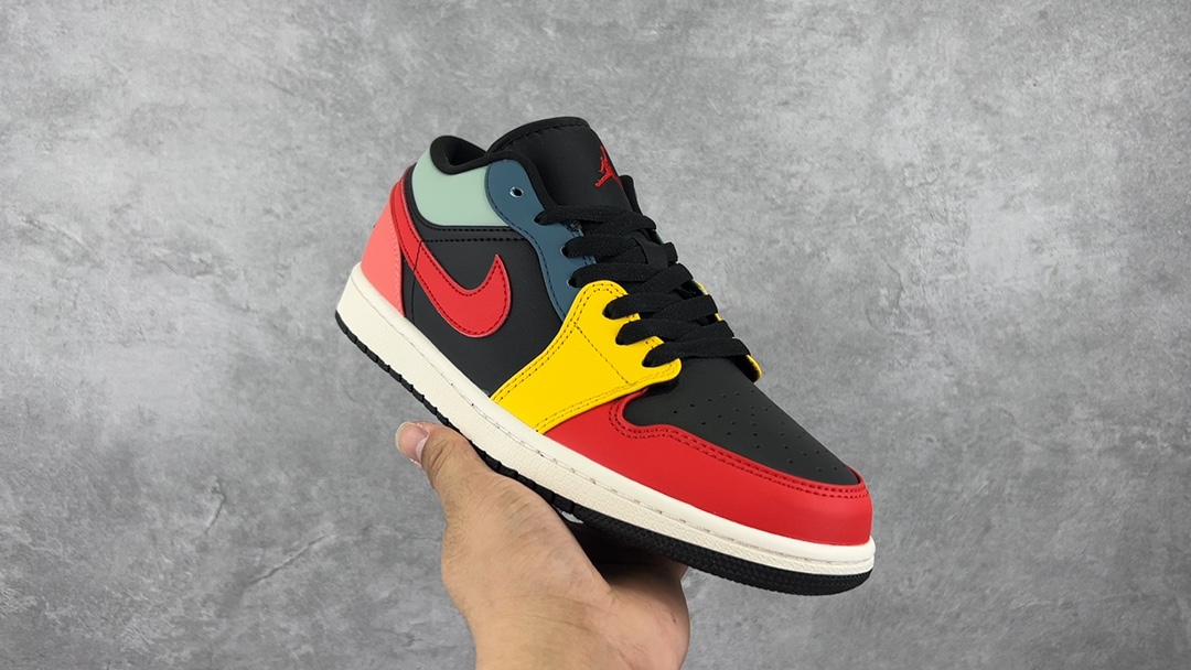 AirJordan1Low黑红黄货号