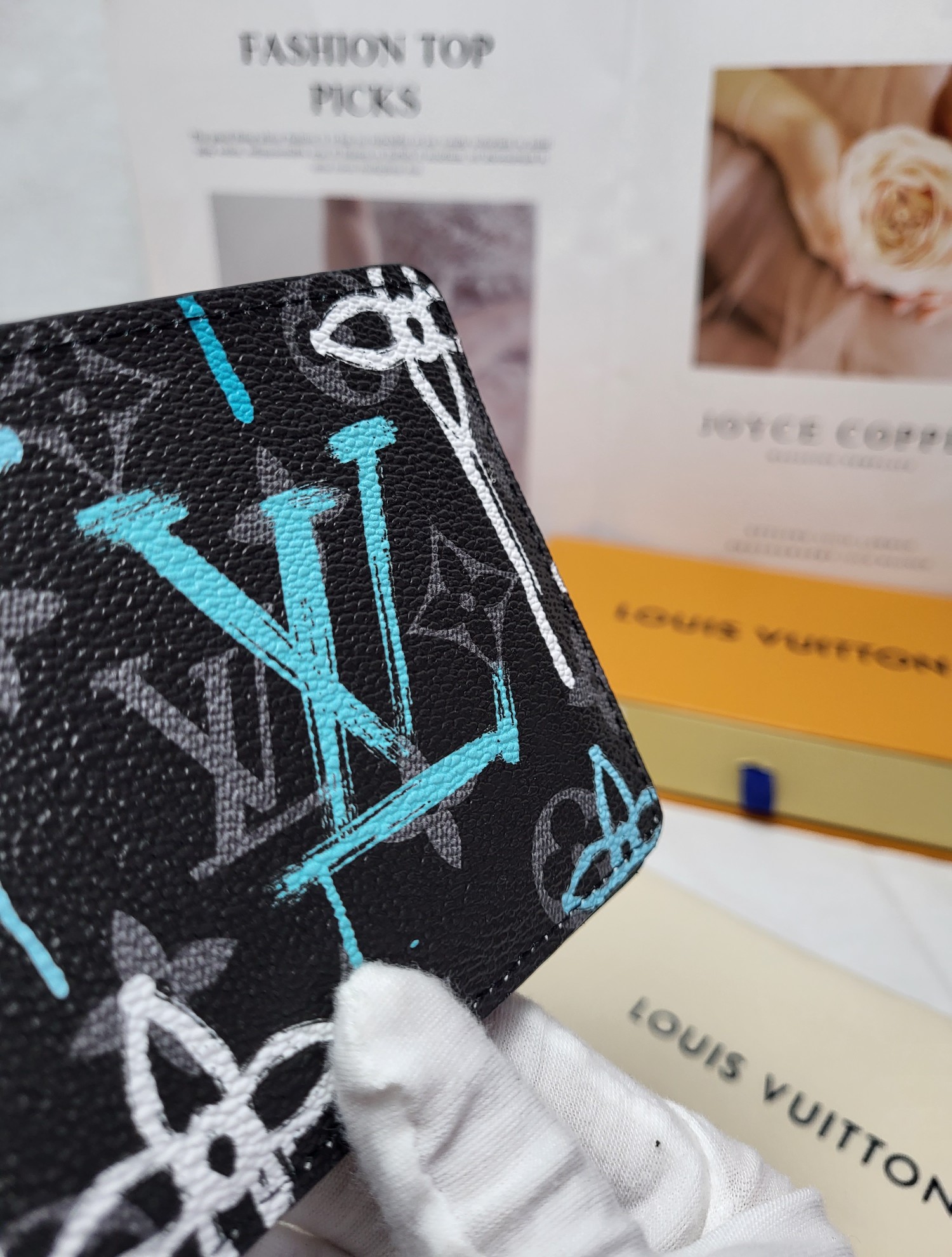 Leather bifold wallet color options