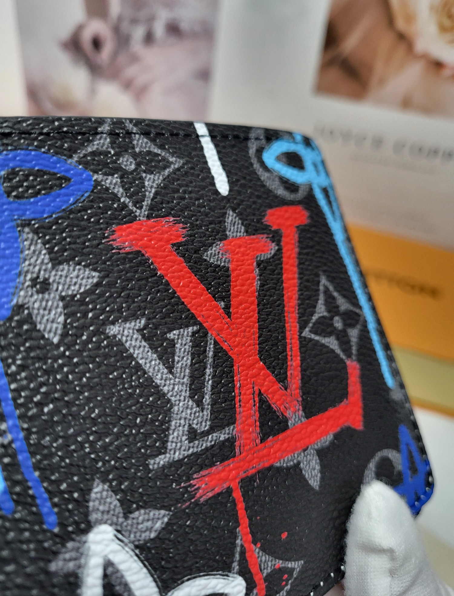 Leather bifold wallet color options