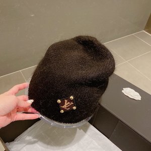 Louis Vuitton Hats Knitted Hat Unisex Knitting Rabbit Hair Wool Fall/Winter Collection