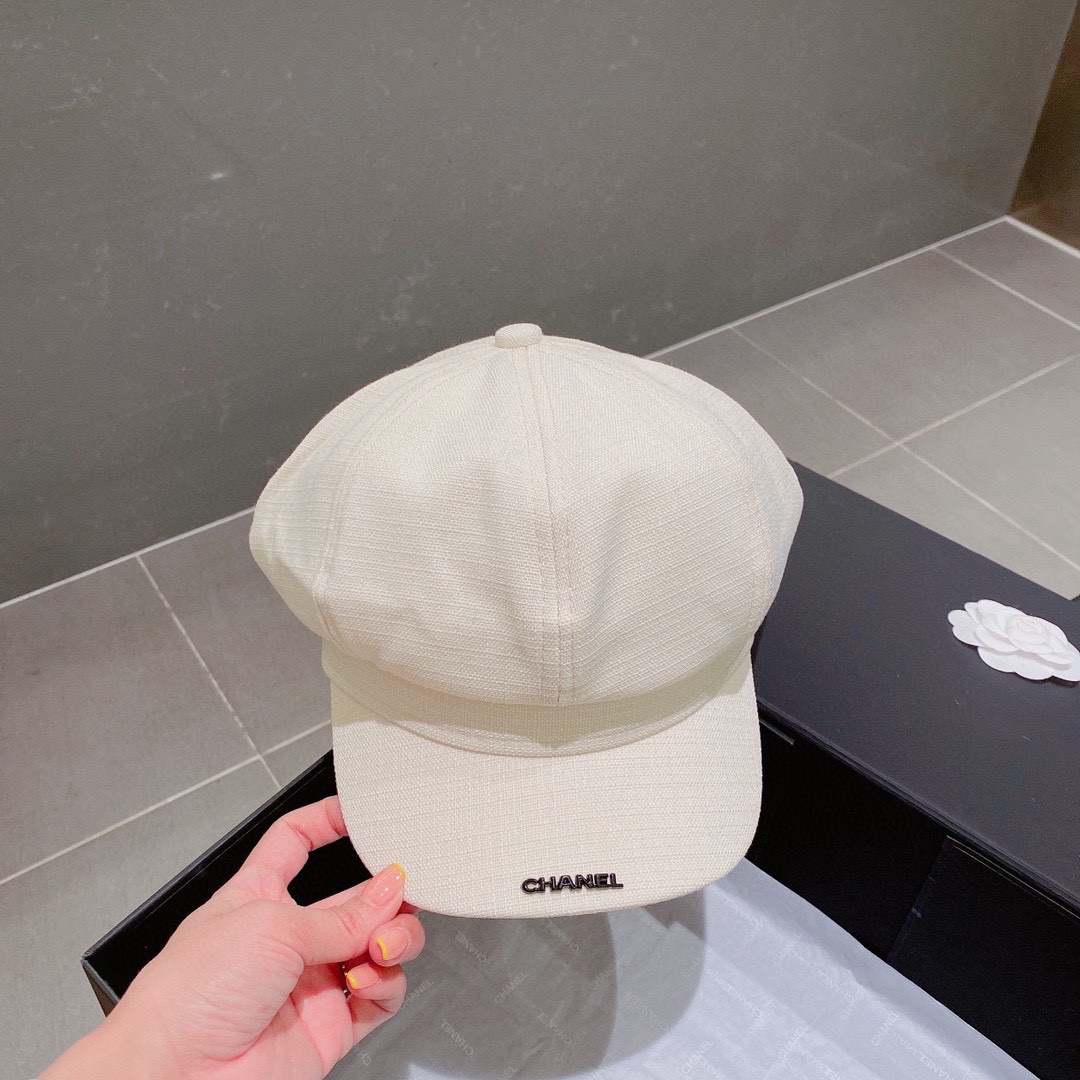 Chanel Hats Baseball Cap Replica 1:1 High Quality
 Black White Fall/Winter Collection
