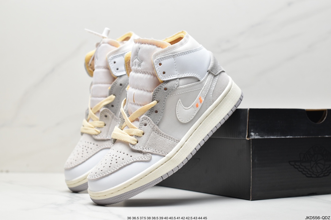 160 乔丹Air Jordan I Mid 'White and Phantom' 以 “inside out” 结构为灵感DM9652-100