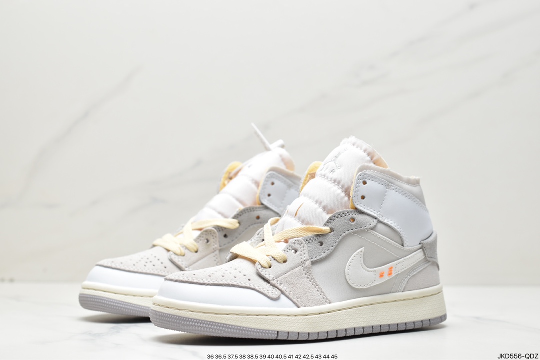 160 乔丹Air Jordan I Mid 'White and Phantom' 以 “inside out” 结构为灵感DM9652-100