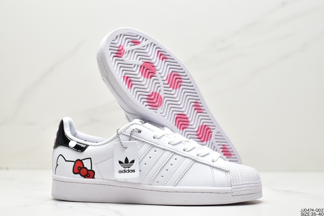 MLTJU Adidas Clover Originals Superstar Classic Shell Head Series Low Help GW7168