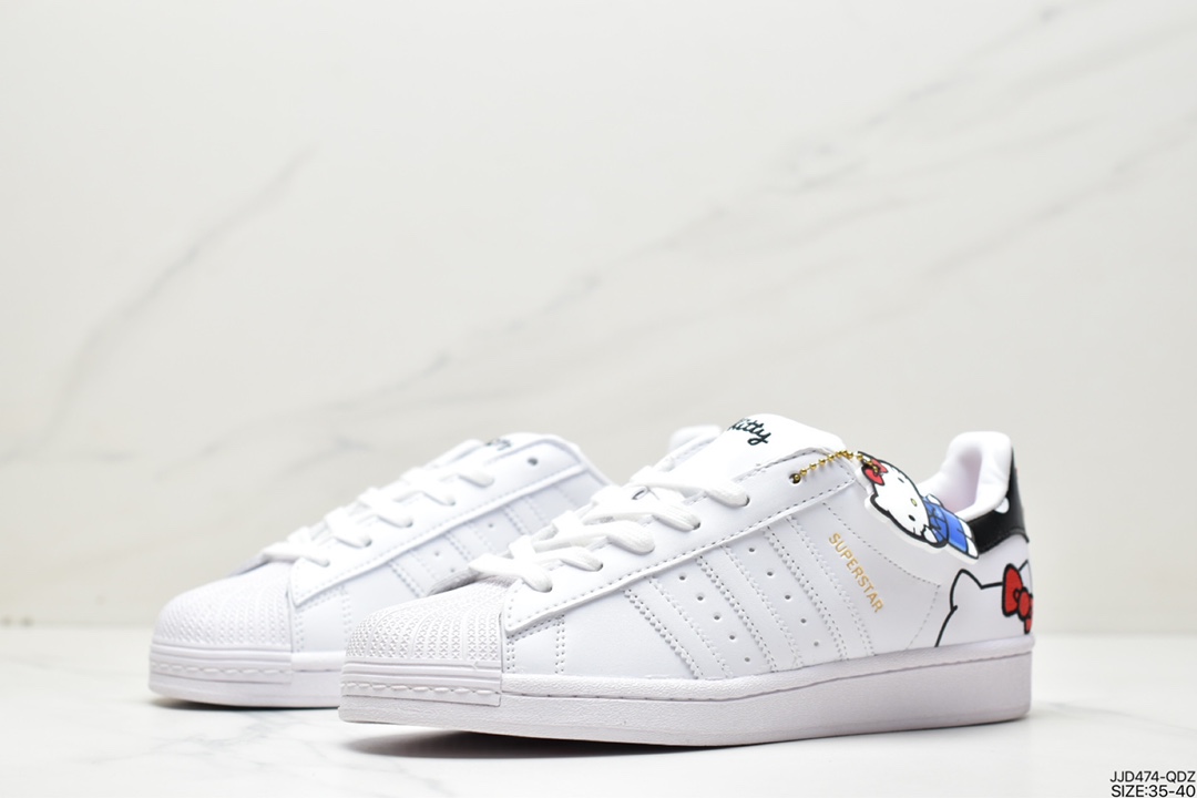 MLTJU Adidas Clover Originals Superstar Classic Shell Head Series Low Help GW7168